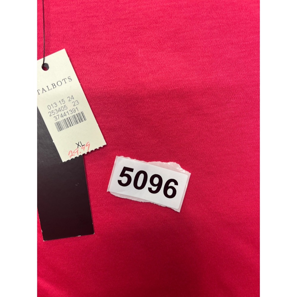 Talbots Womens Pink Boatneck Long Sleeve Knit Top XL NWT 37441391 - Picture 6 of 6
